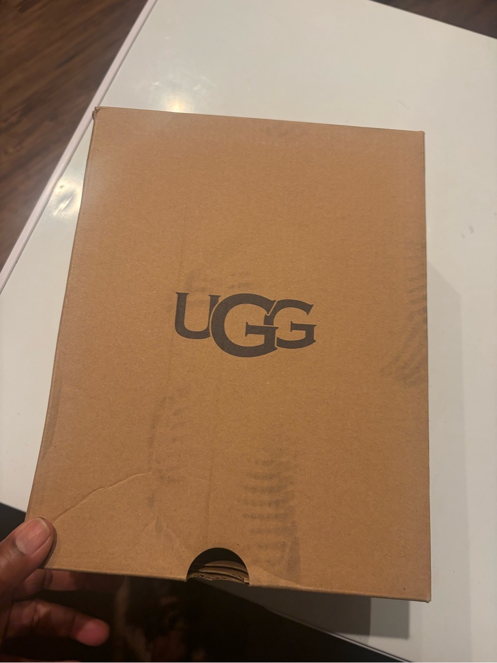 UGG Tan Kids Boots Gift Box